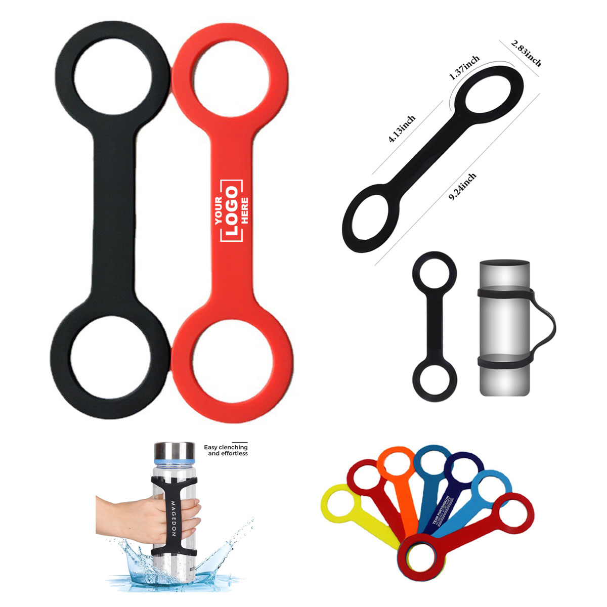 Silicone Water Bottle Handle Grip 6