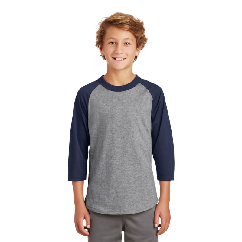 Sport-Tek Youth Colorblock Raglan Jersey. 13