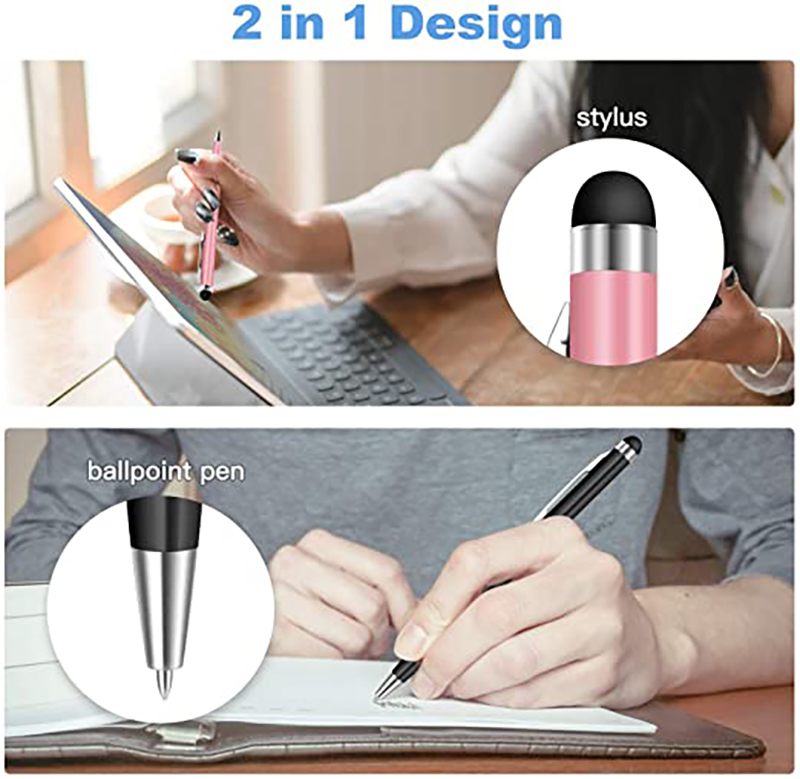 Universal 2 in 1 Stylus Touch Screens Ballpoint Pen 11