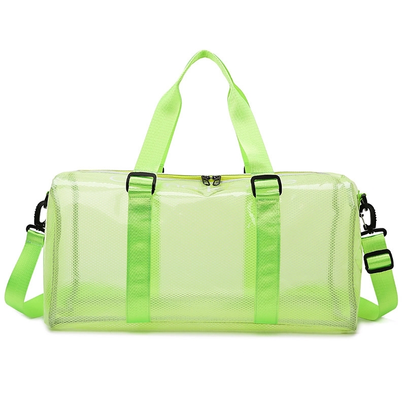 Custom Clear PVC Gym Sports Travel Duffel Bags 8