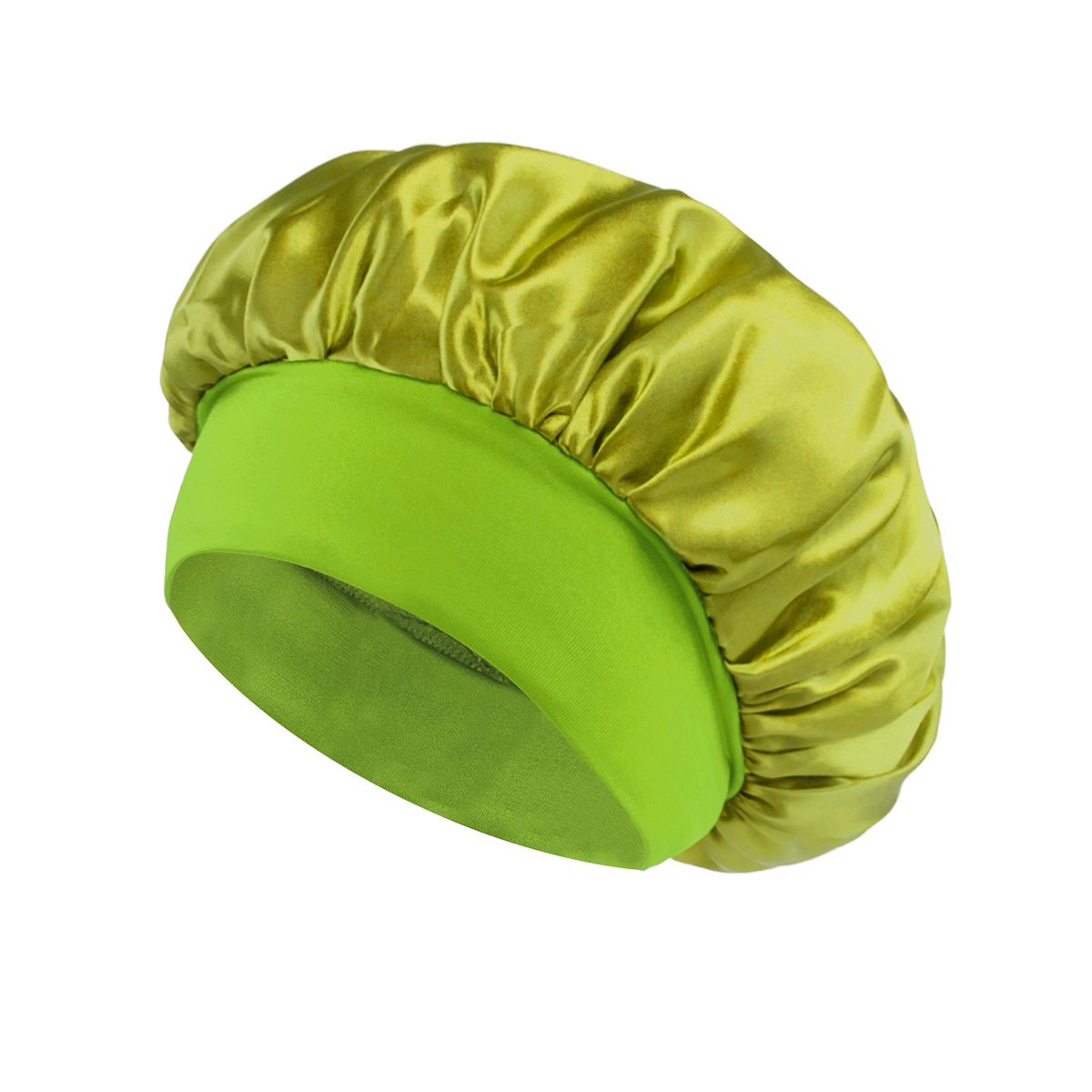 Silk Satin Sleep Hair Bonnet w/ Wide Edge for Women 20