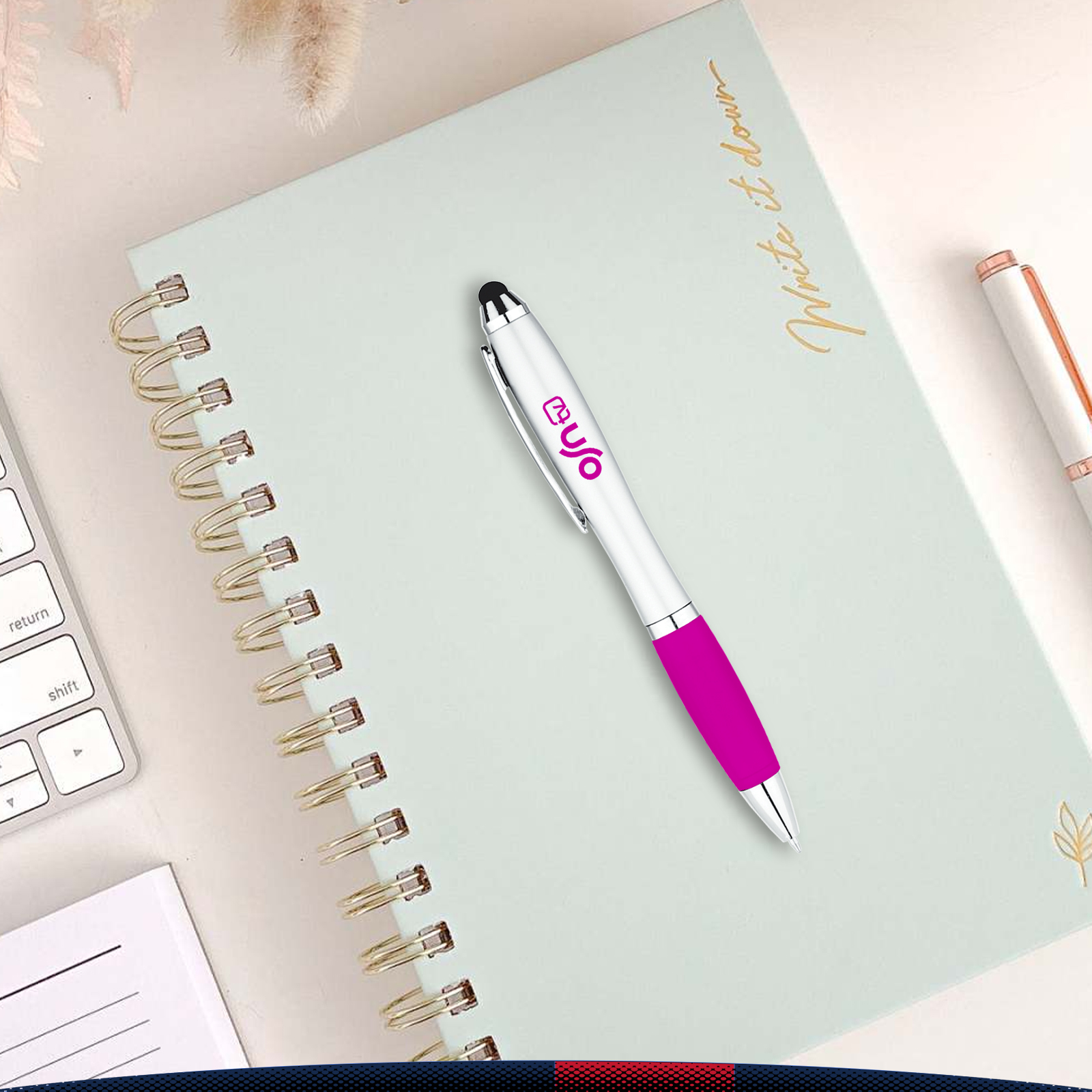 Duarte Curvaceous Ballpoint Stylus Pen 3