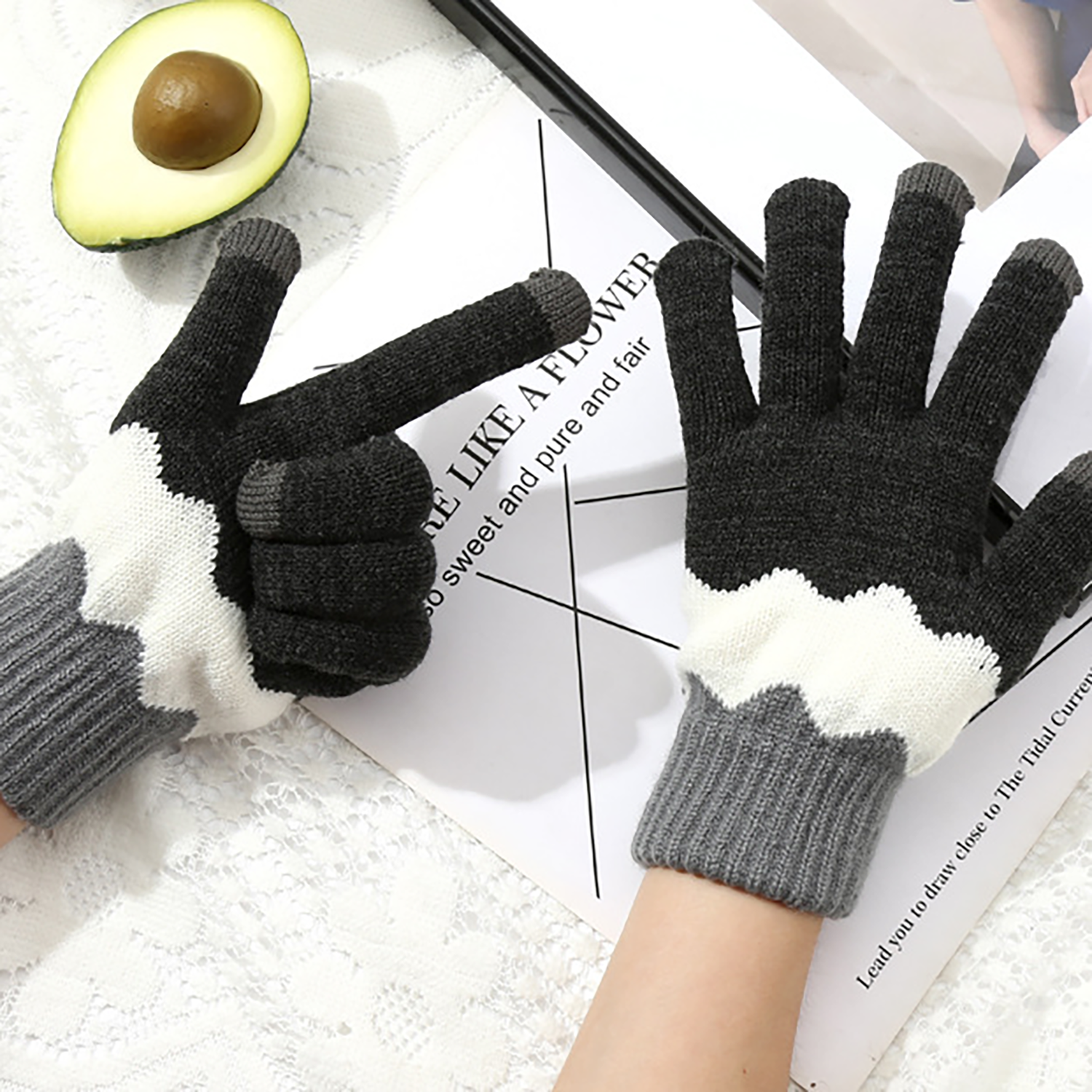 Winter Warm Knitted Touchscreen Gloves 5