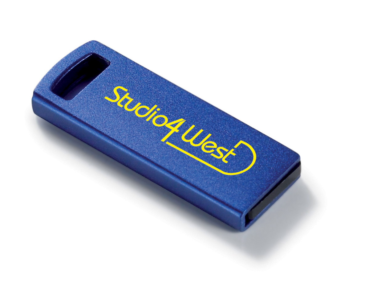 Universal Source® 4 GB Aluminum USB 2.0 Flash Drive 9