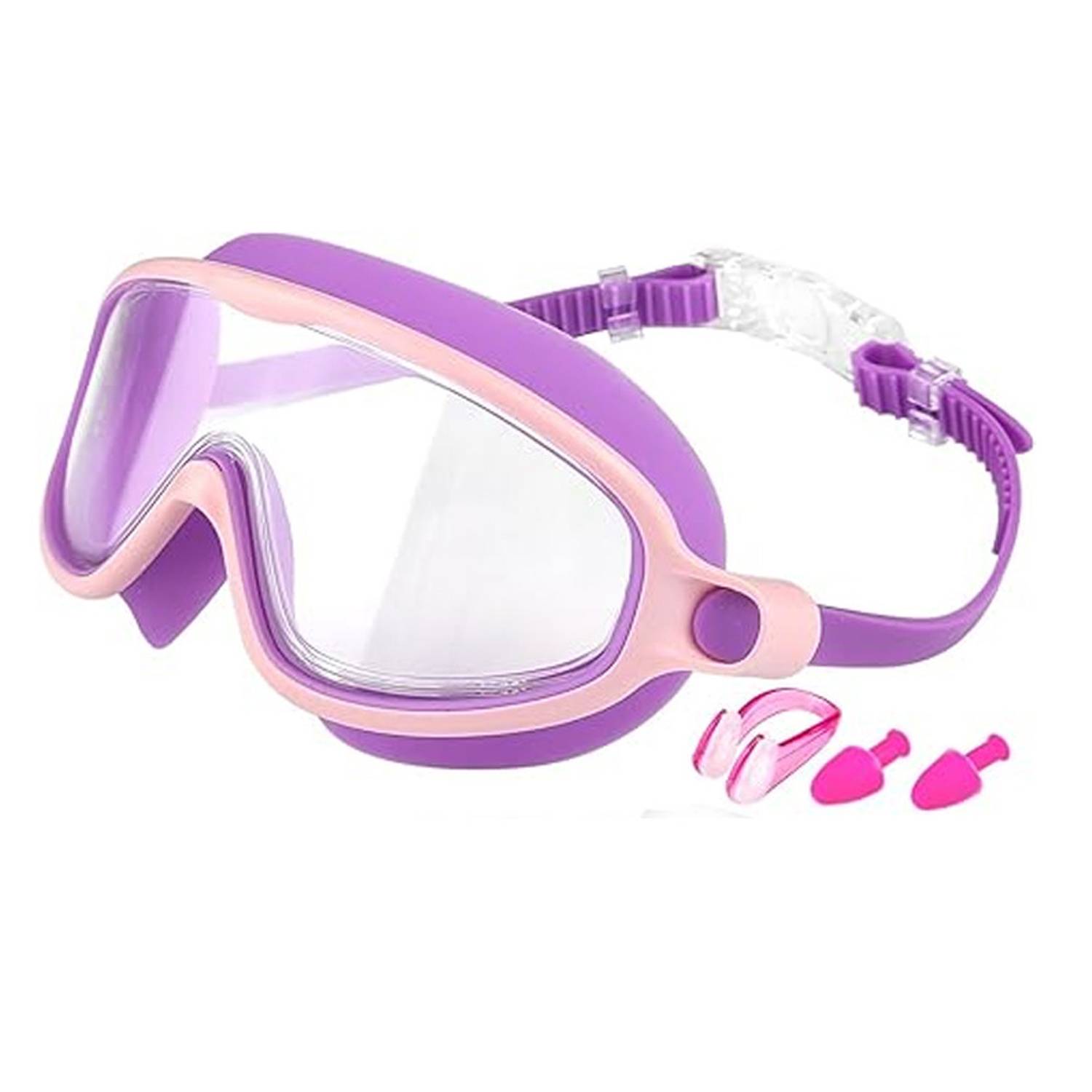 Adjustable Kids' Swim Goggles – UV Protection & Anti-Fog 13