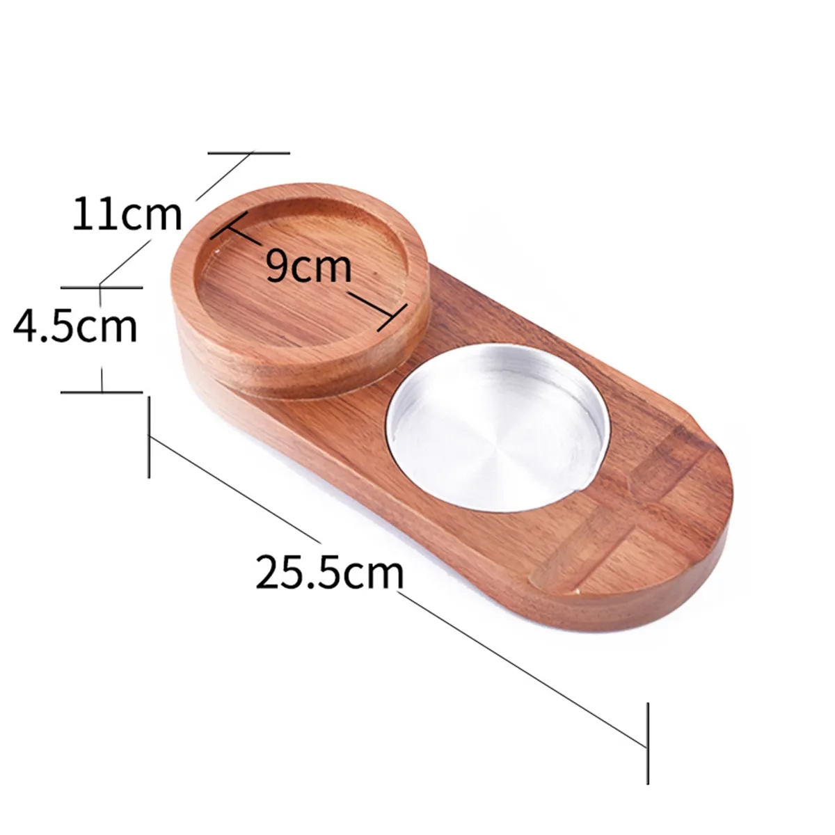 Whiskey Glass Tray With Cigar Ashtray 5