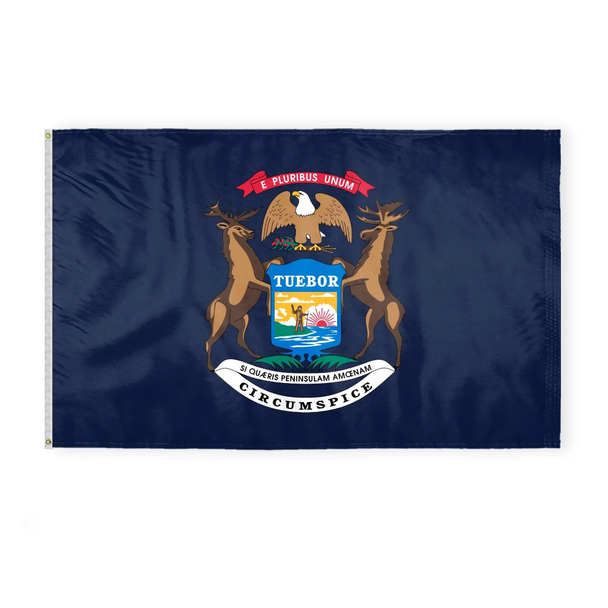 12"x18" to 8'x12' Michigan Nylon Flags 4