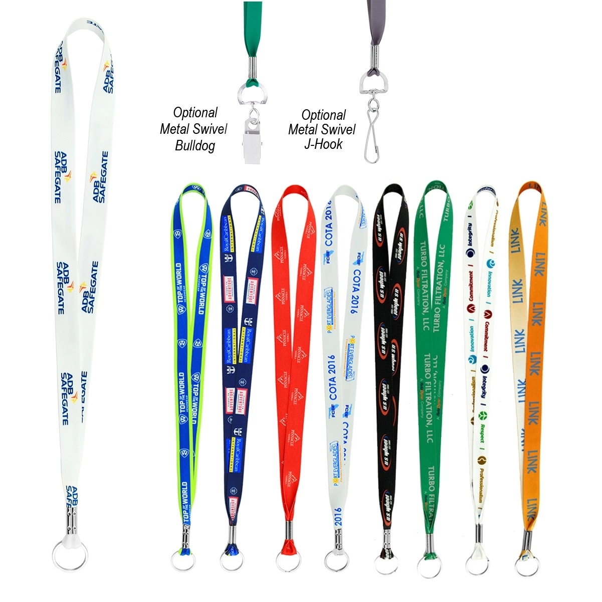 1" Buckle Release Full Color Lanyard 5