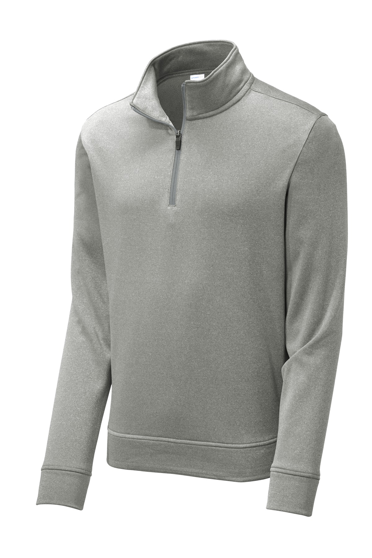 Sport-Tek PosiCharge Sport-Wick Heather Fleece 1/4-Zip Pullover. ST263, custom hoodie or sweatshirt with logo imprint 16