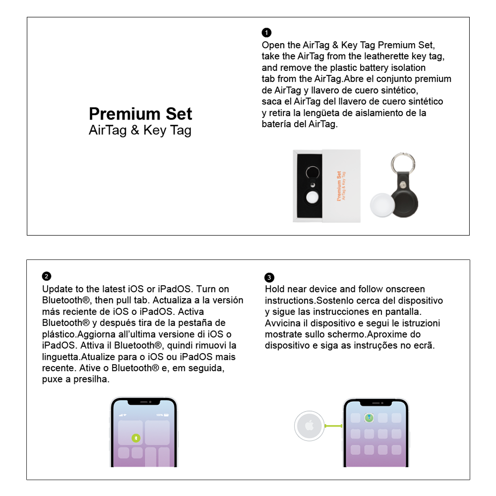AirTag & Key Tag QuickShip Premium Set 5