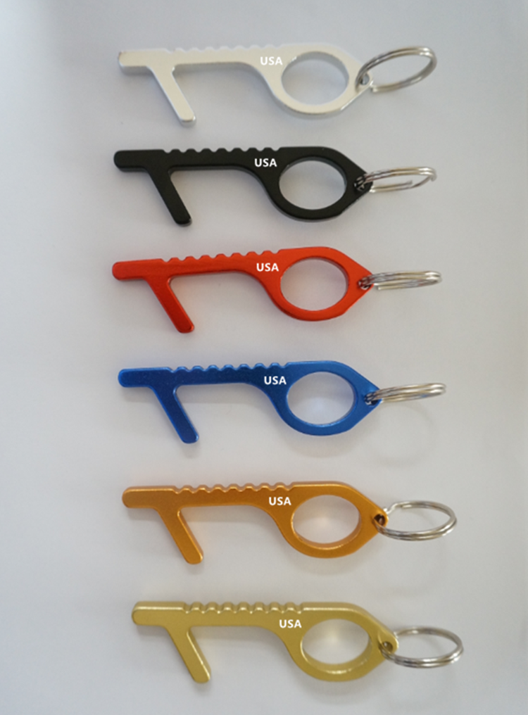 Aluminum Alloy Non-Touch Tool / Door Opener 1