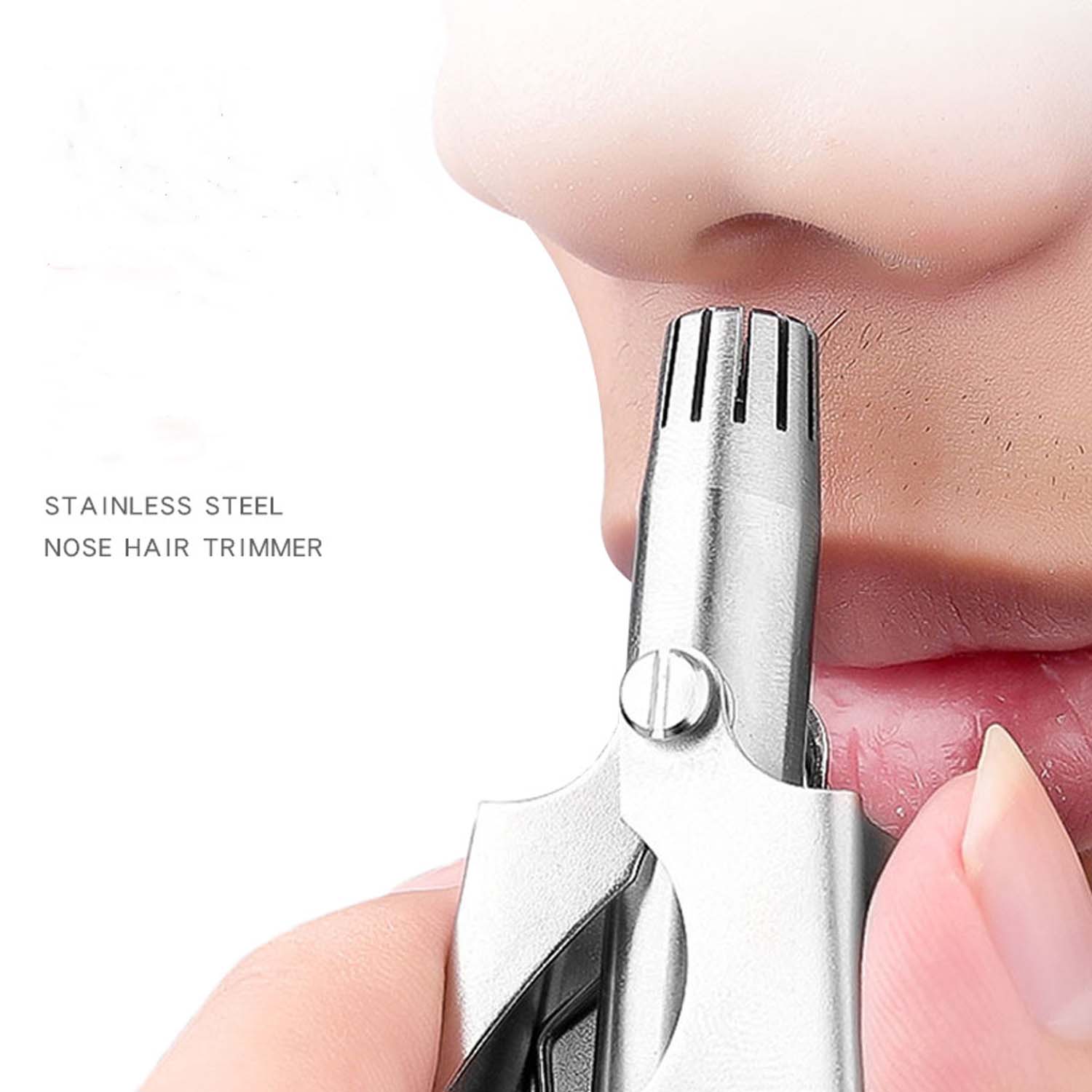 Mini Portable Stainless Steel Manual Nose Ear Hair Trimmer 6