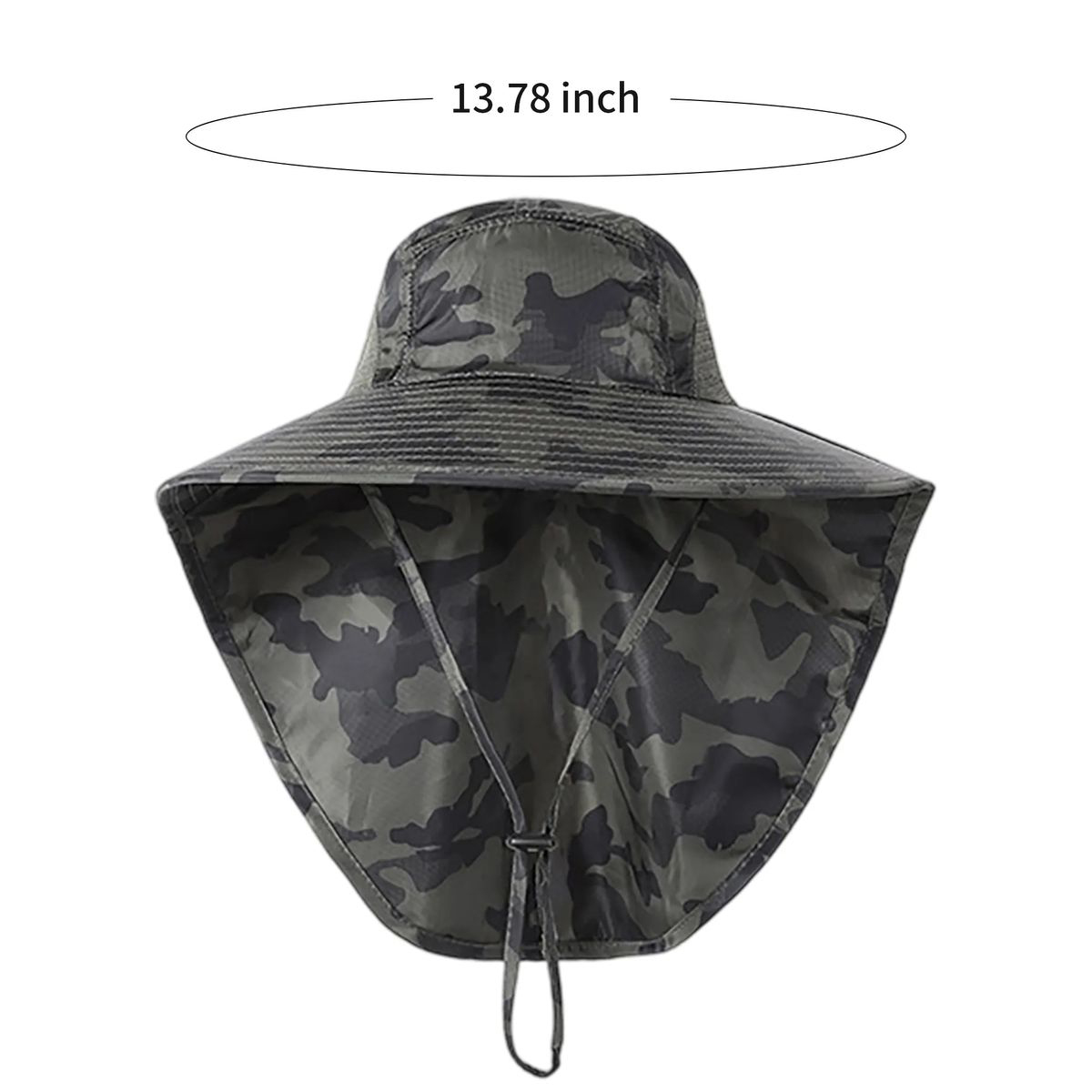 UPF 50+ Hiking Hat with Adjustable Drawstring 15