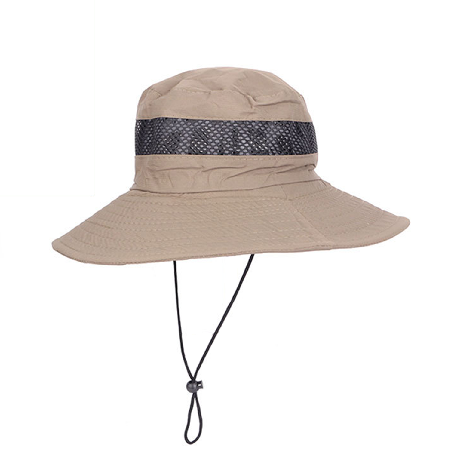 Outdoor custom Logo Fisherman Safari Bucket Hats w/ String 5
