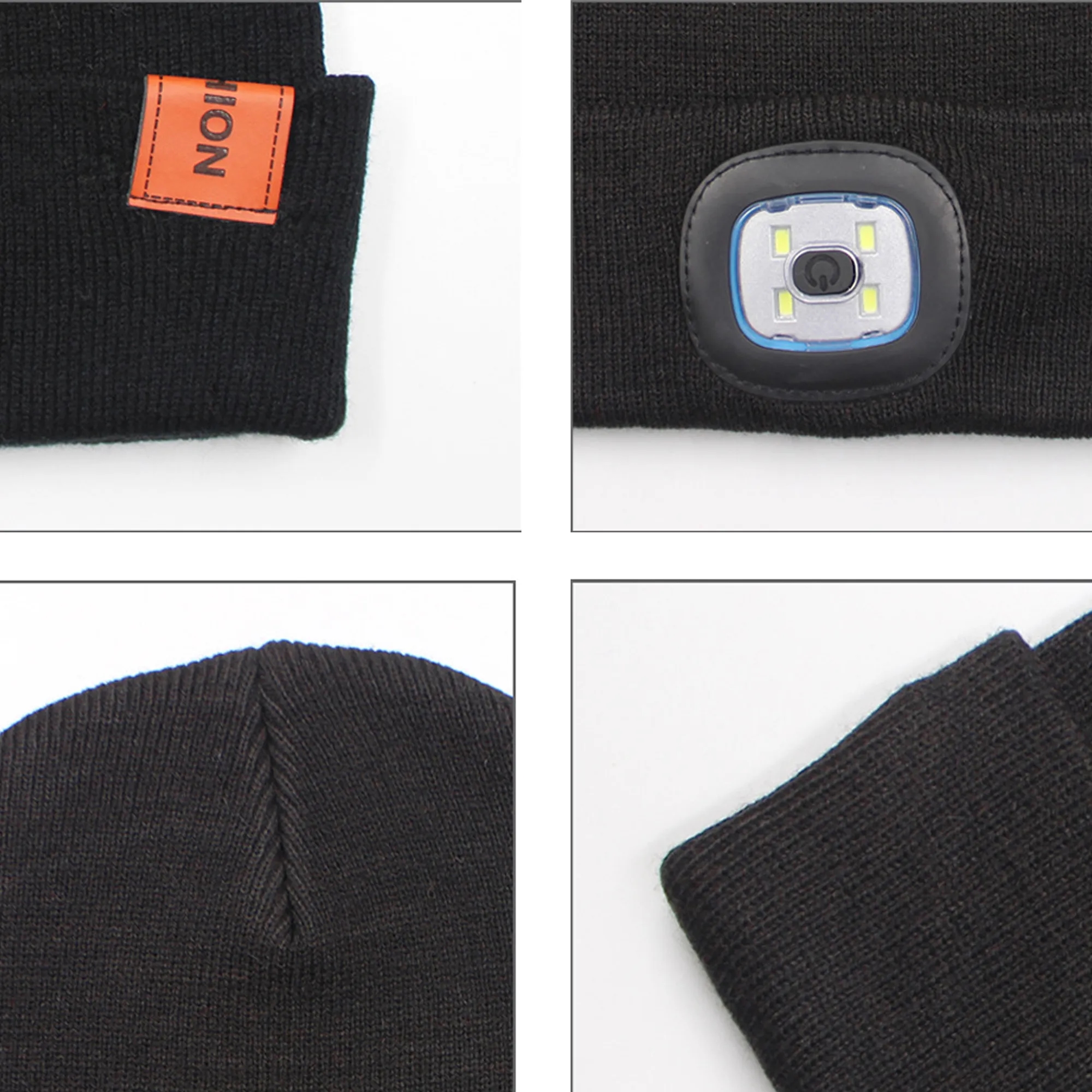 Bluetooth Beanie Hat With Light 2