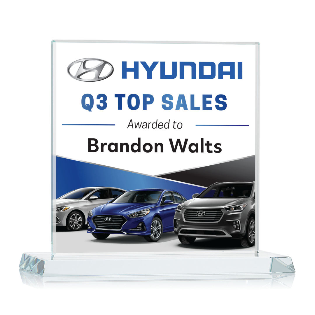 Cardiff VividPrint™ Award - Clear 2