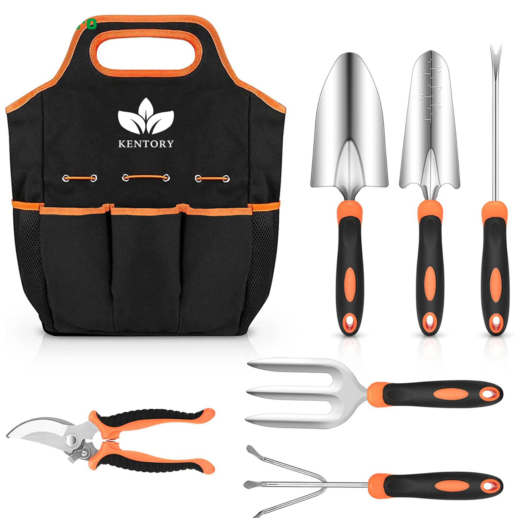Gardening Tool Set With Storage Tote Bag 1