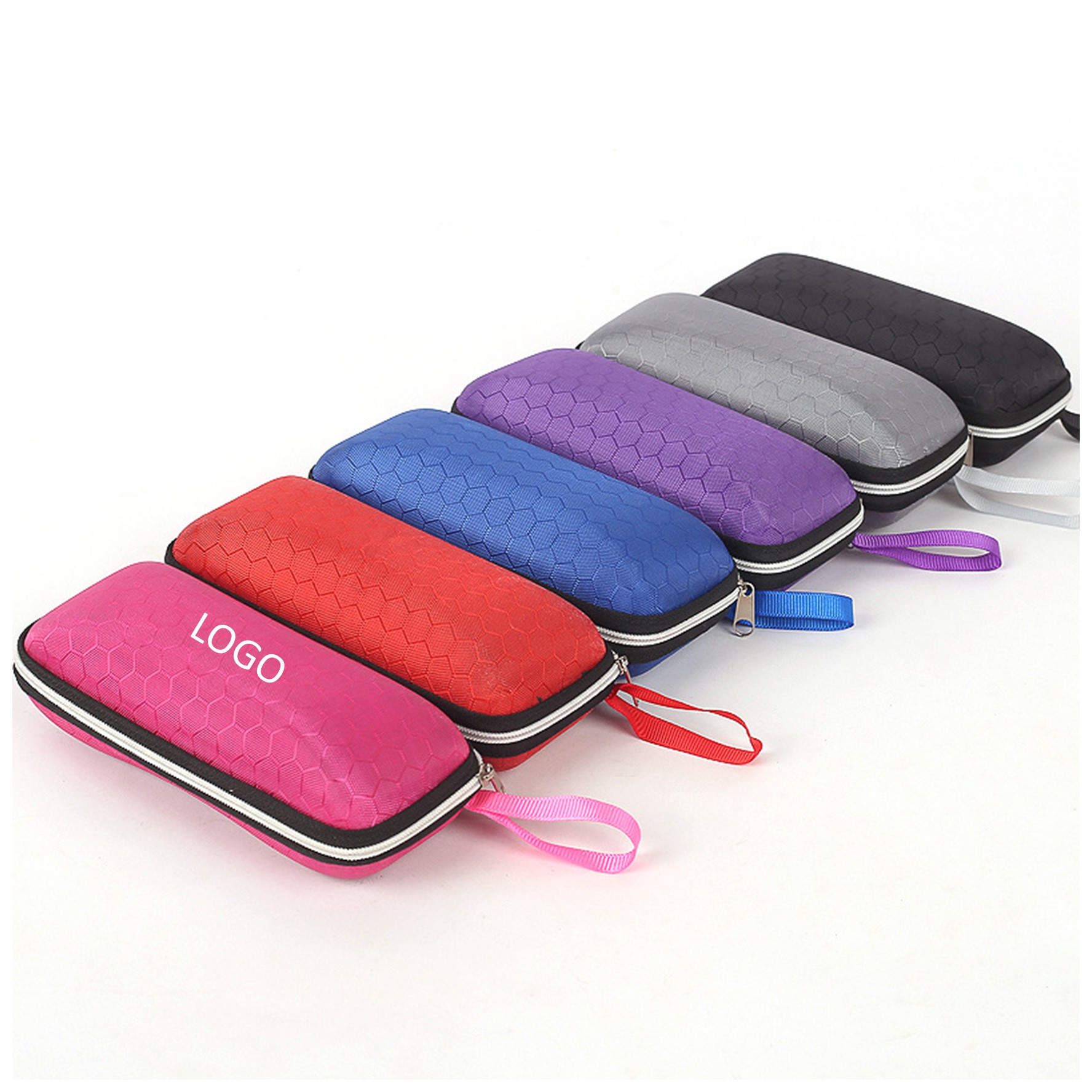 Colorful Honeycomb Design EVA Sunglasses Box/Case 2