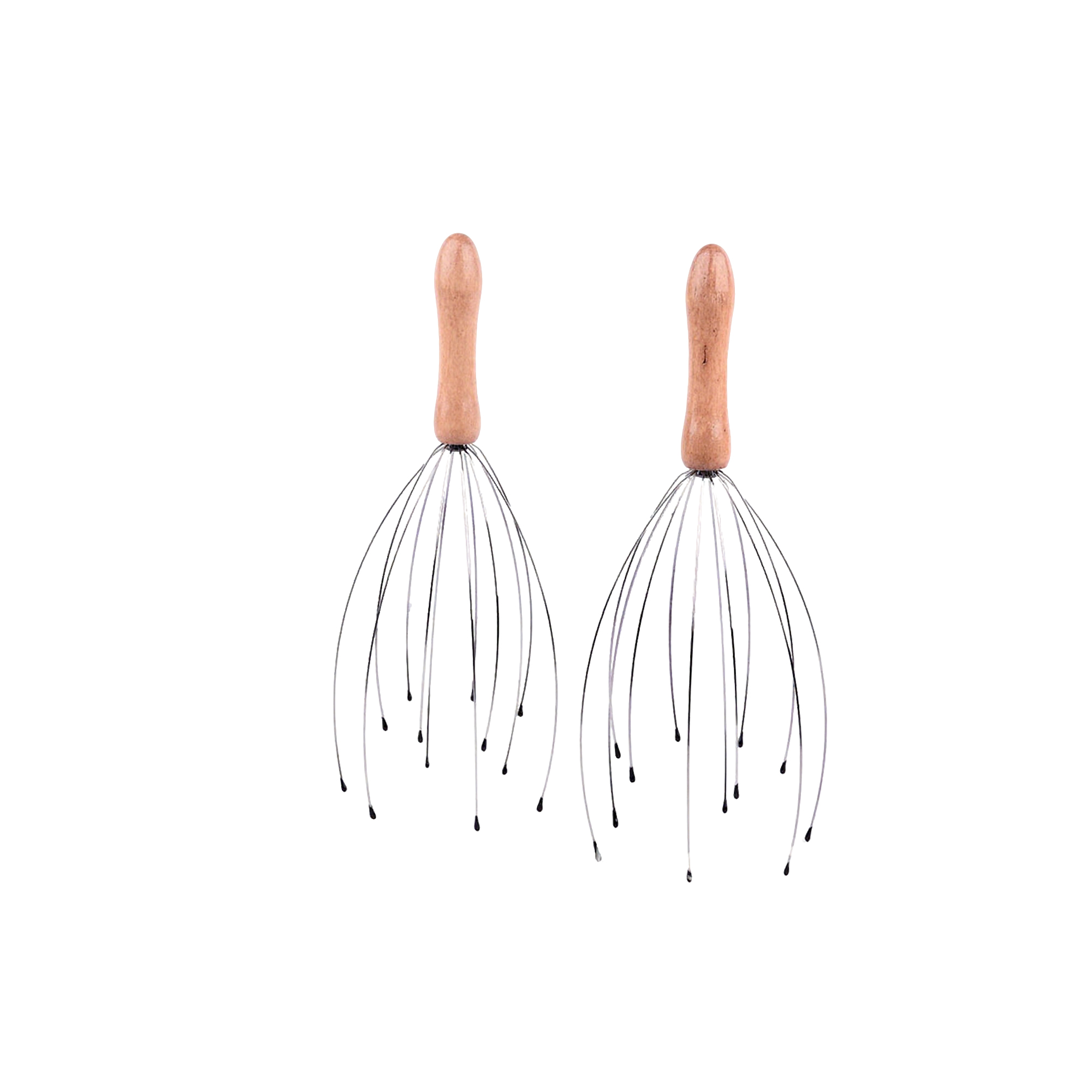 Wood Handle Scalp Massager 9.5 x 3.5" 3