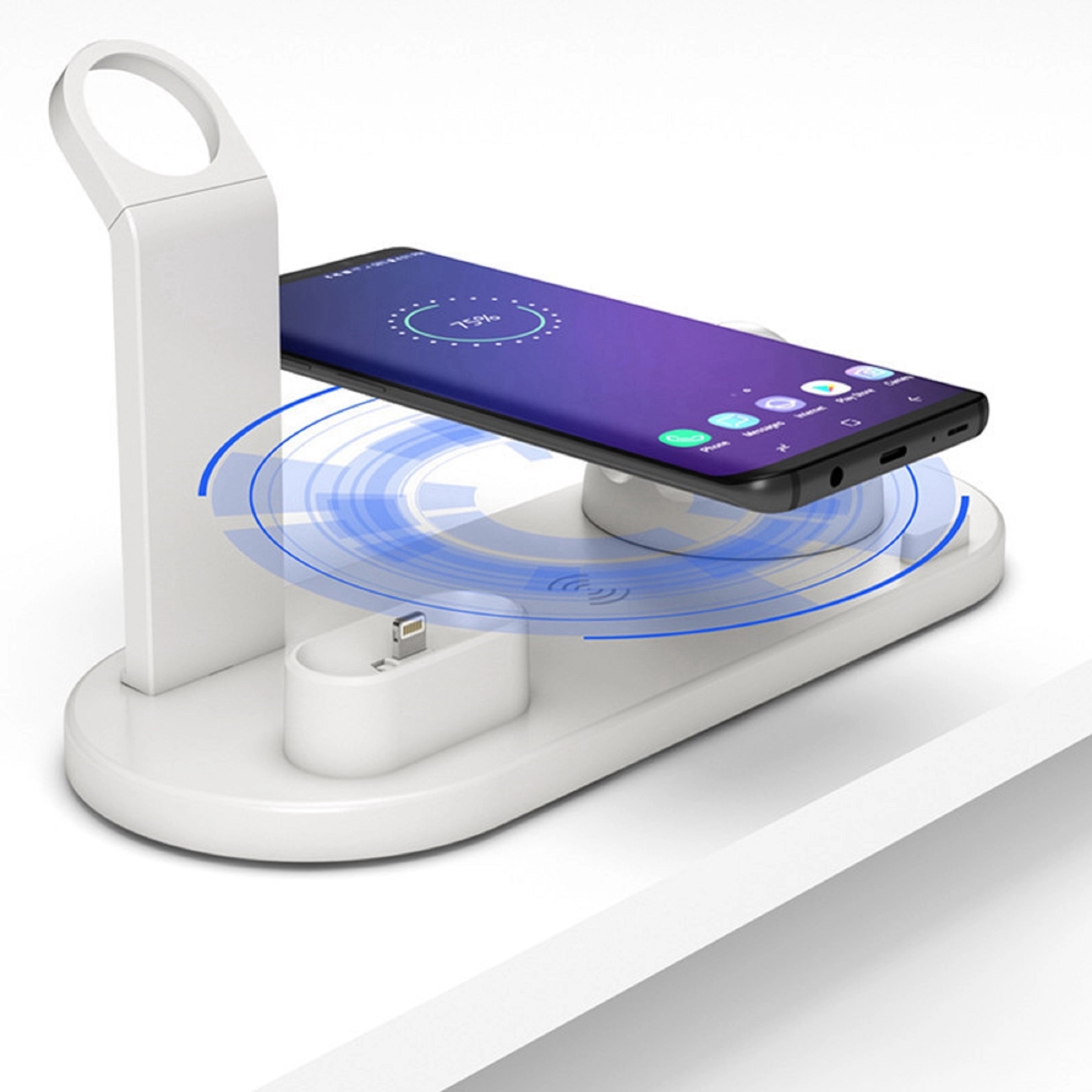 Wireless Charging Station for Cellphone Watch Earphone 5