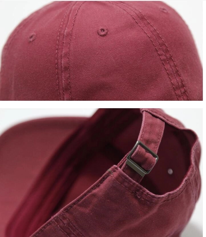 6 Panel Garment Washed Pigment Dyed Cotton Twill 8