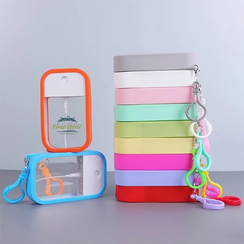 Portable Hand Sanitizer Spray With Silicone Sleeve 4