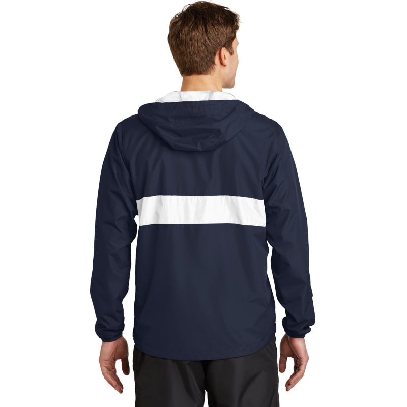 Sport-Tek Zipped Pocket Anorak. 7