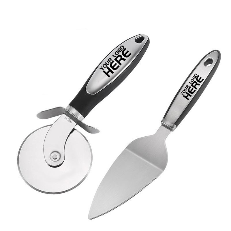 Pizza knife and spatula two-piece set 4