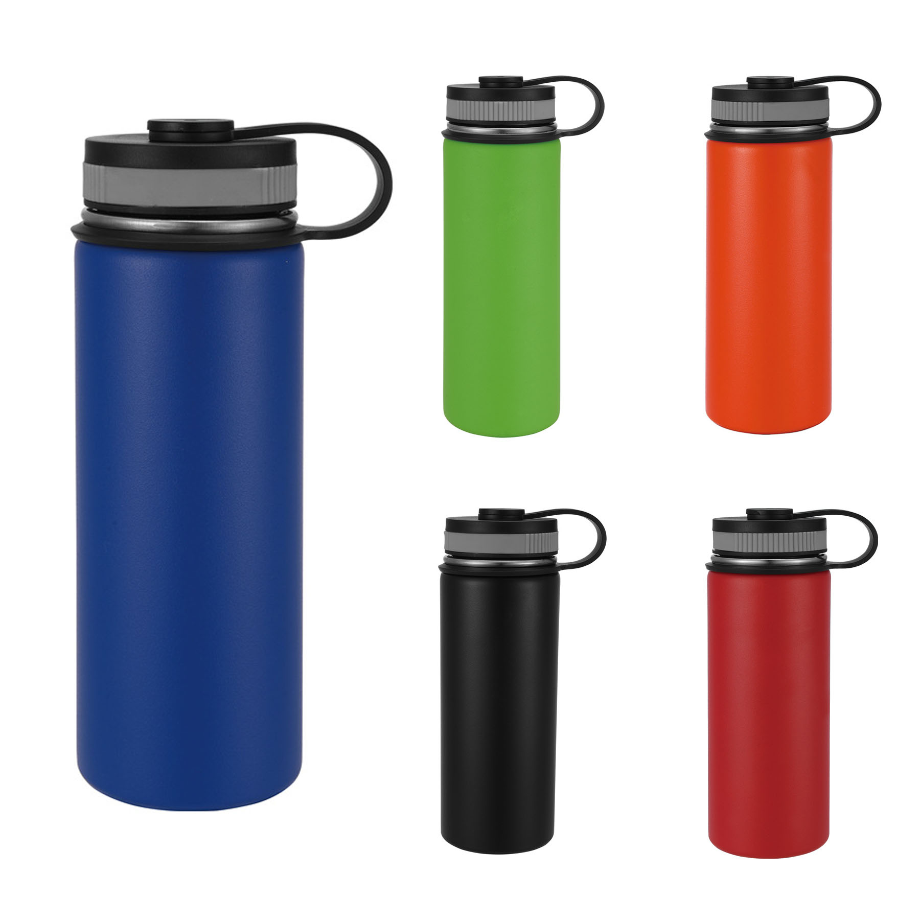 18oz Stainless Steel Vaccum Insulated Wide Mouth Water Bottle 1