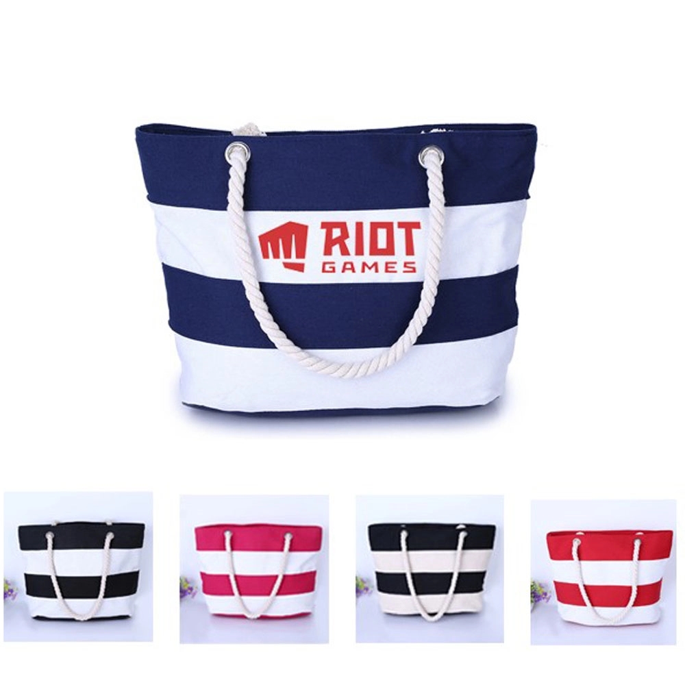 High-Capacity Cotton Canvas Tote, custom tote bag with logo imprint 2