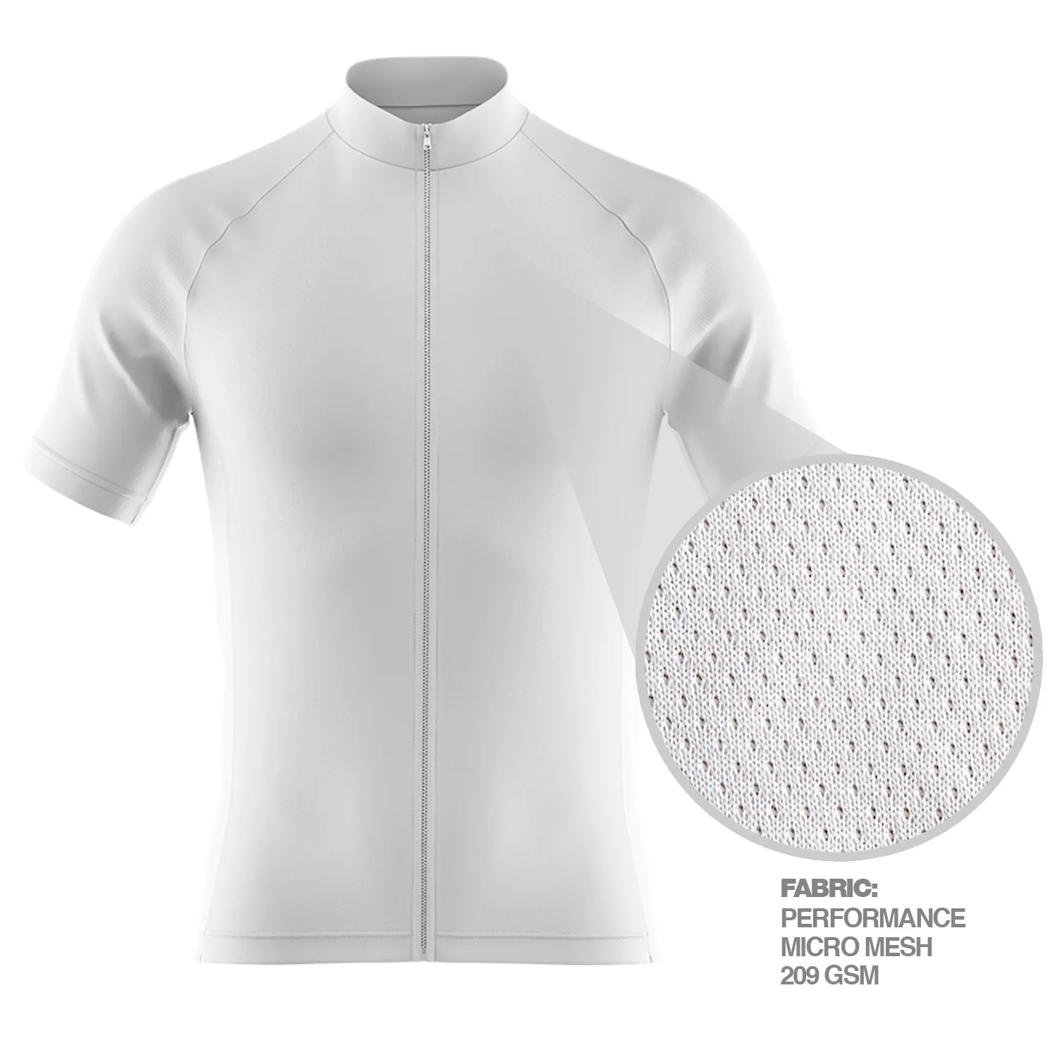 Men's Full Zip Short Sleeve Cycling Jersey 3