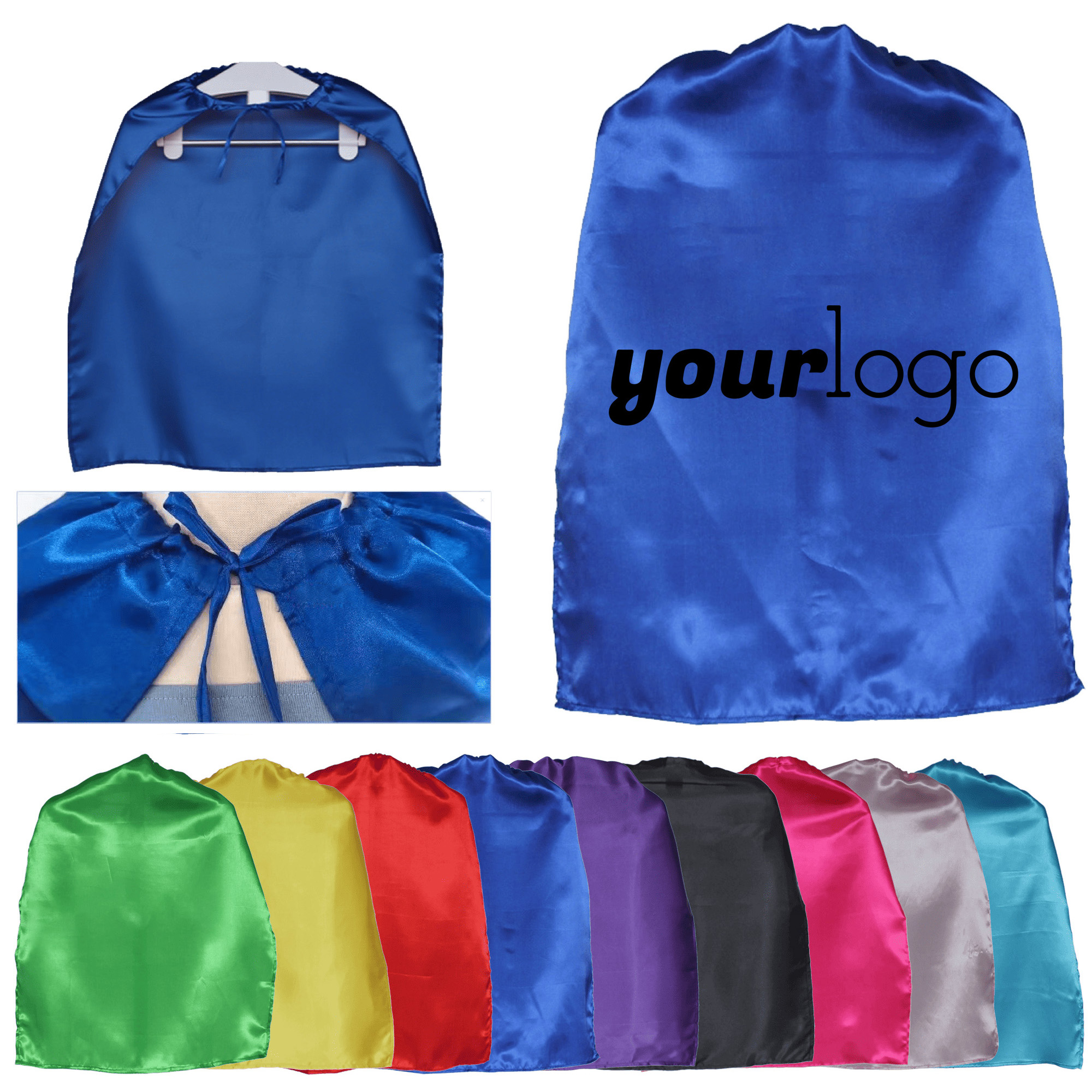 Adjustable Polyester Kids Costume Cape 2