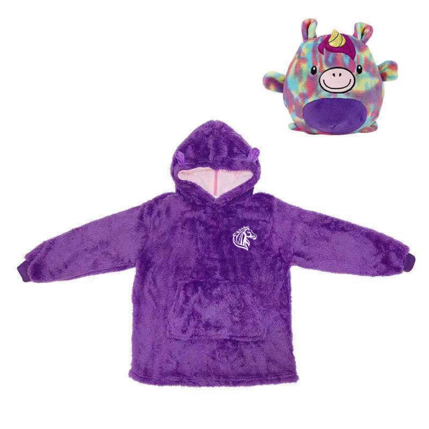 Kids Cartoon Hooded Blanket Pajama 3
