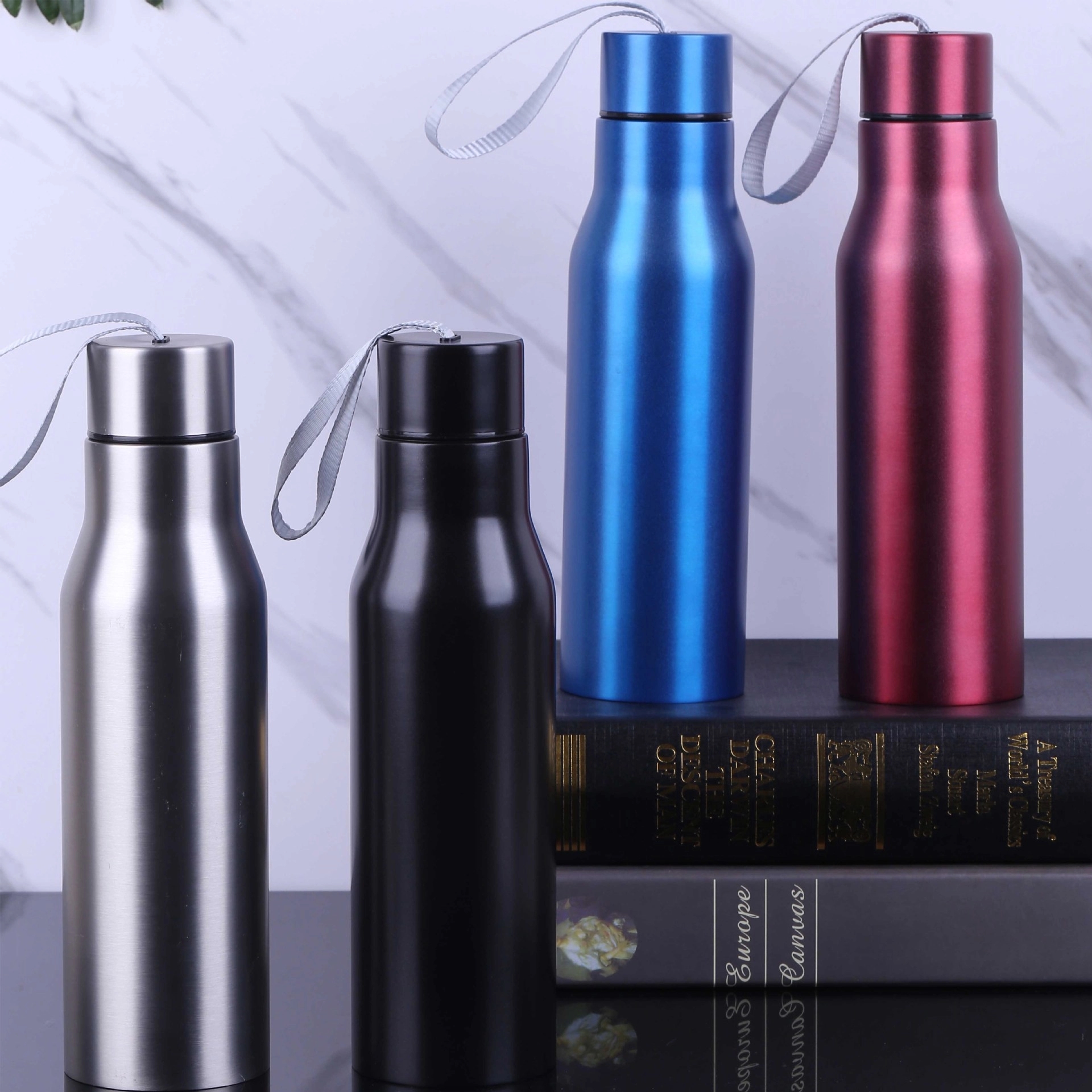 Custom 15 oz Stainless Steel Vacuum Insulated Water Bottle, custom water bottle with logo imprint 5