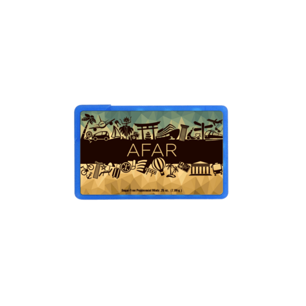 Peppermint Flavored Mints in 3" Business Card Style Dispenser 8