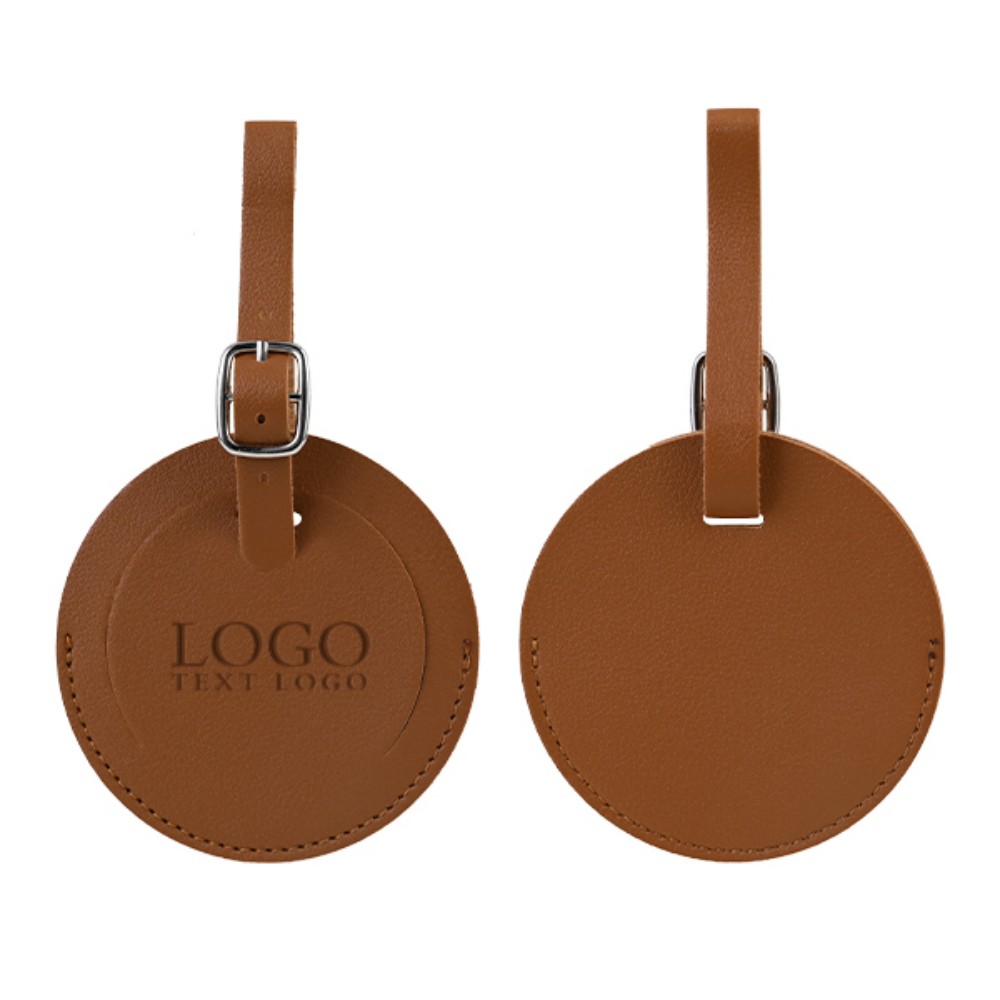 Round Flap Luggage Tags With Logo 10
