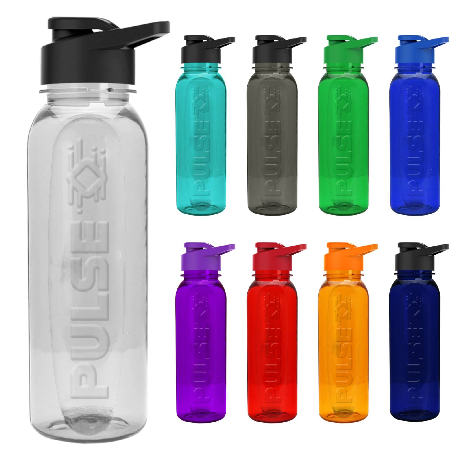 Tritan Sports Bottle with Sipper Lid, 24oz.