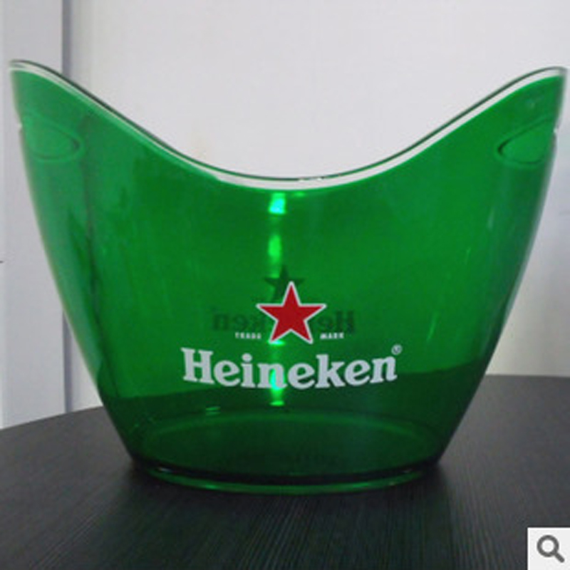 12L Plastic Oval Storage Tub Ice Bucket Cocktail Bottle Holder 4