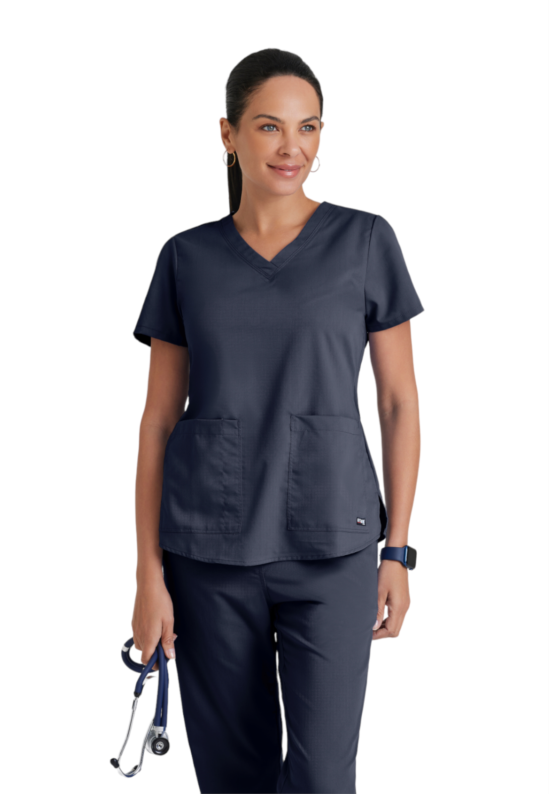 Grey's Anatomy Classic - Women's Two-Pocket V-Neck Aubrey Scrub Top 7