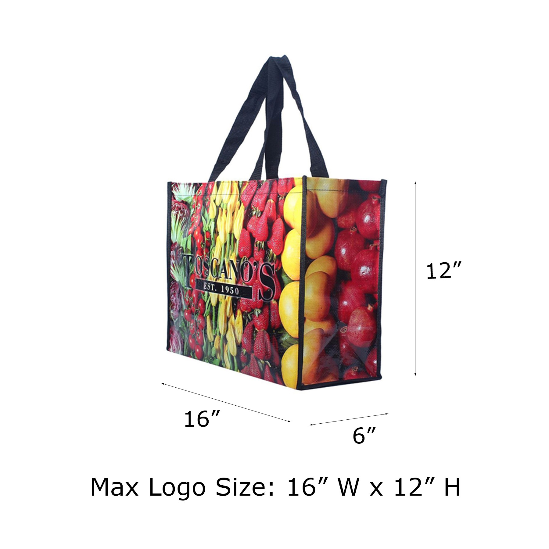 Large Poly-woven Laminated Tote Bag 2