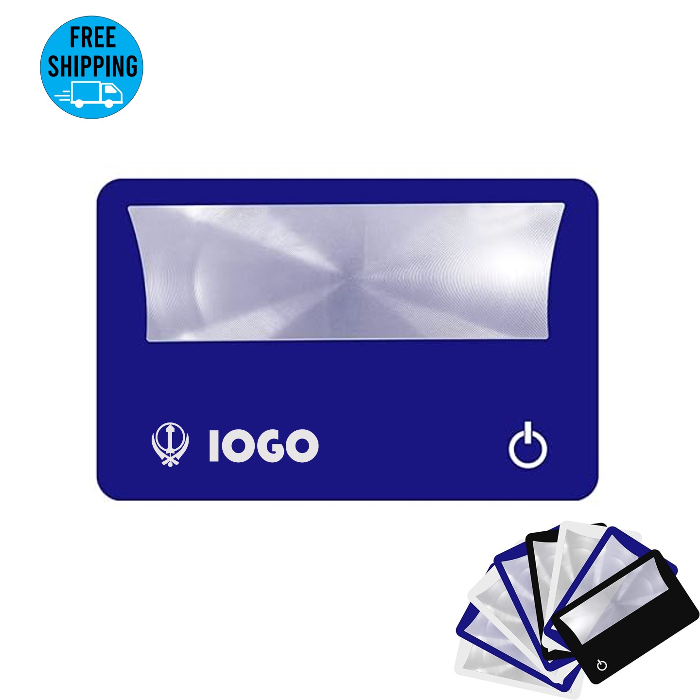 LED Illuminated Magnifier 3X Pocket Card 3