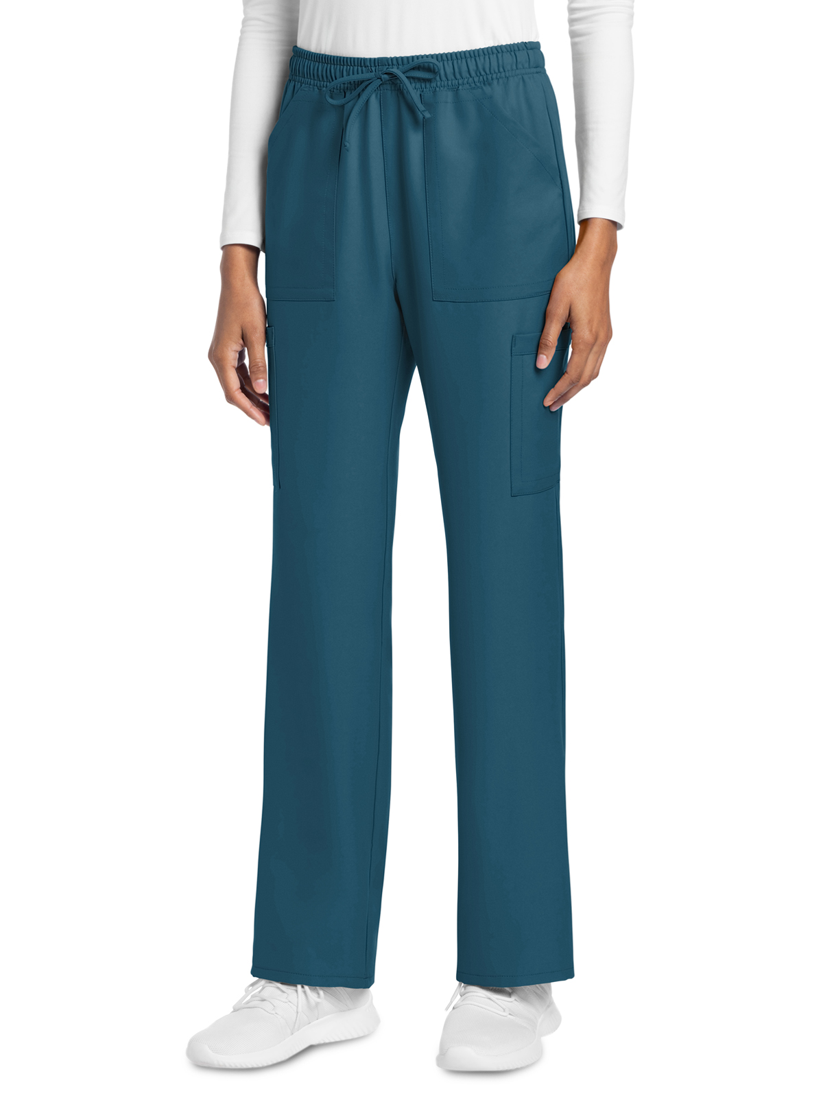 Cherokee - WW Originals Ultra - Women's 4-Pocket Drawstring Cargo Pant 16