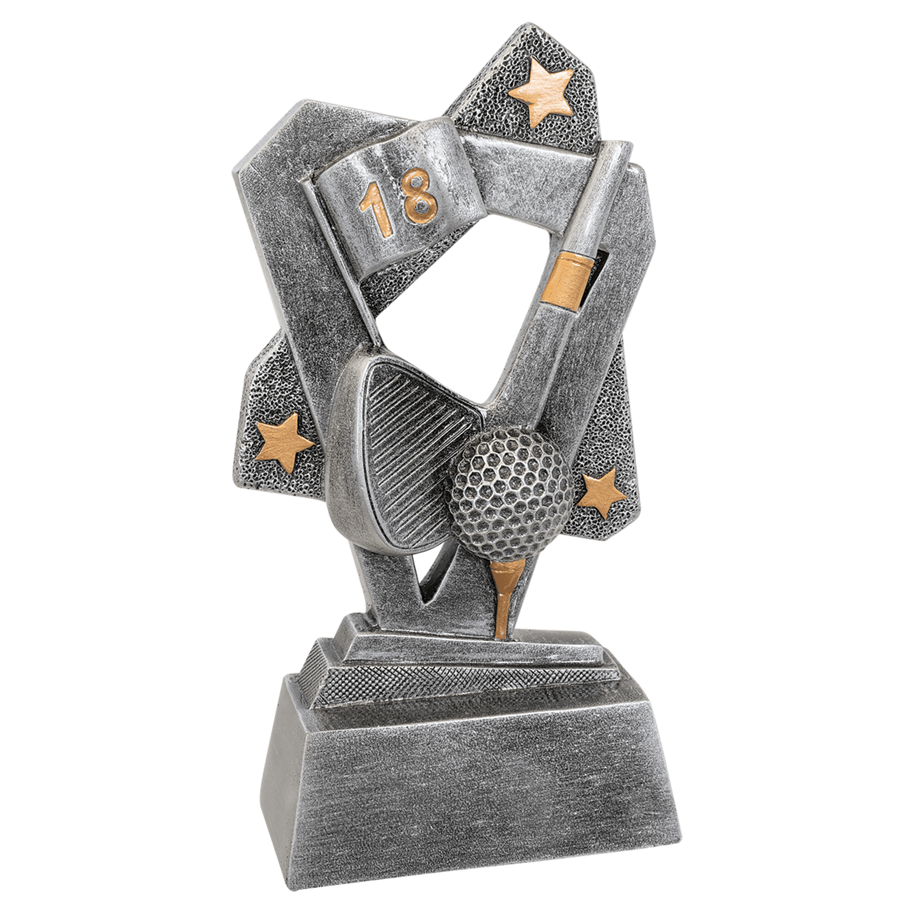 6-1/2" Tall Golf Triumph Resin 1