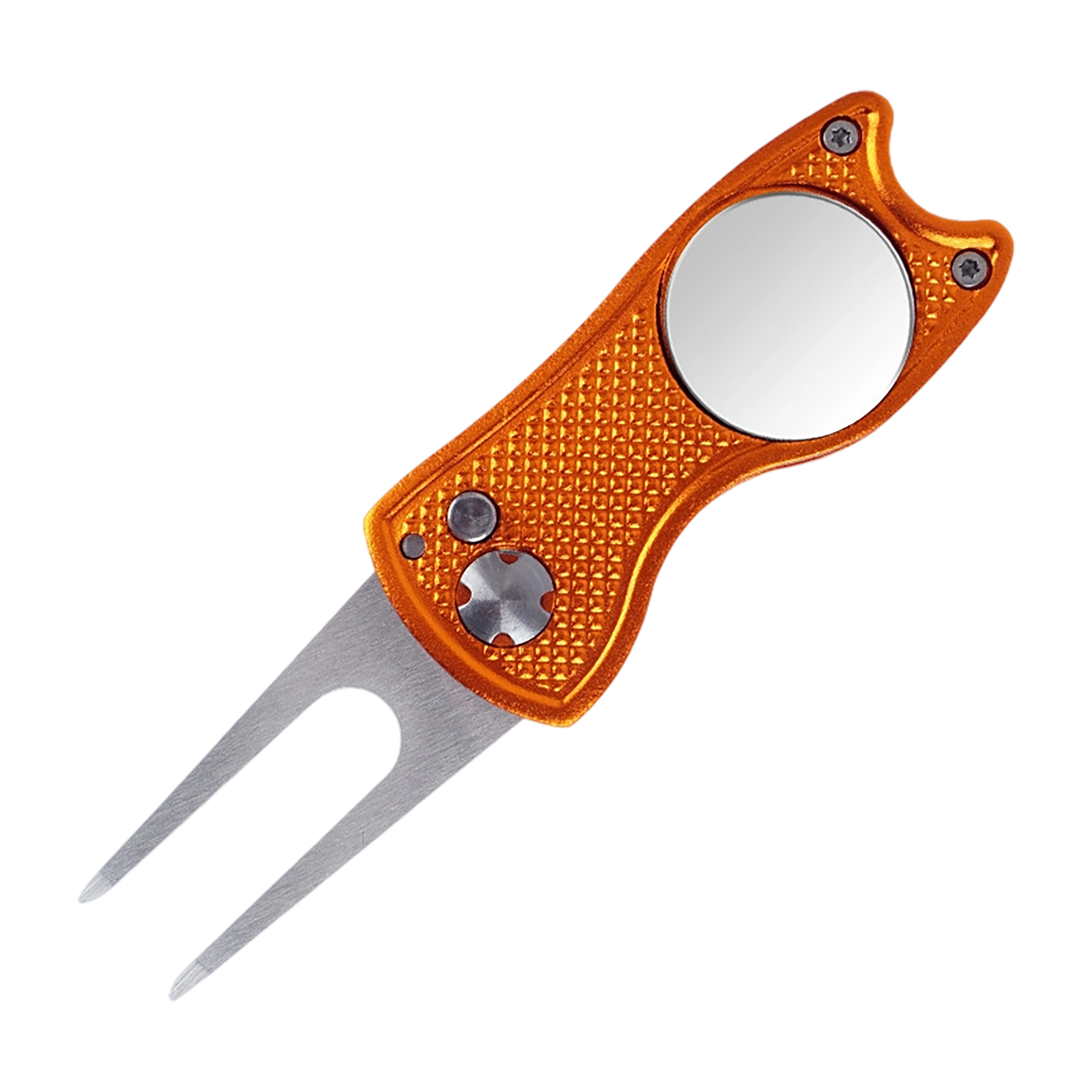 Alloy Foldable Golf Divot Repair Tool With Magnetic Ball Marker 6