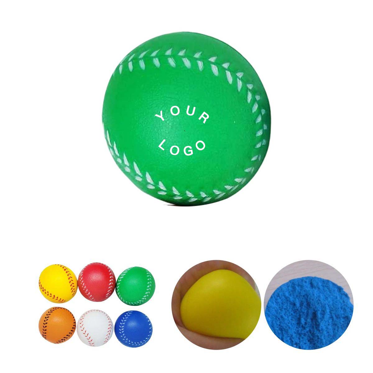 PU Foam Baseball Stress Ball for Relaxation 3
