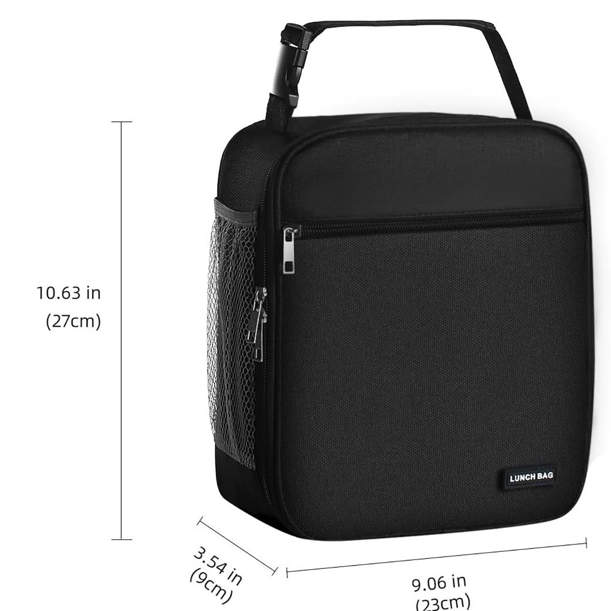 Portable Insulated Lunch Bag With Handle & Shoulder Strap 3