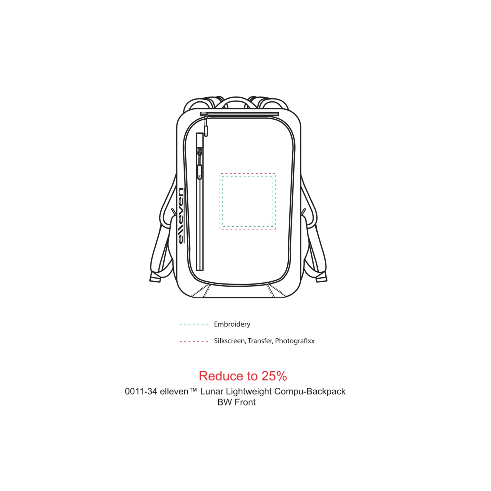 elleven™ Lunar Lightweight 15" Computer Backpack 42