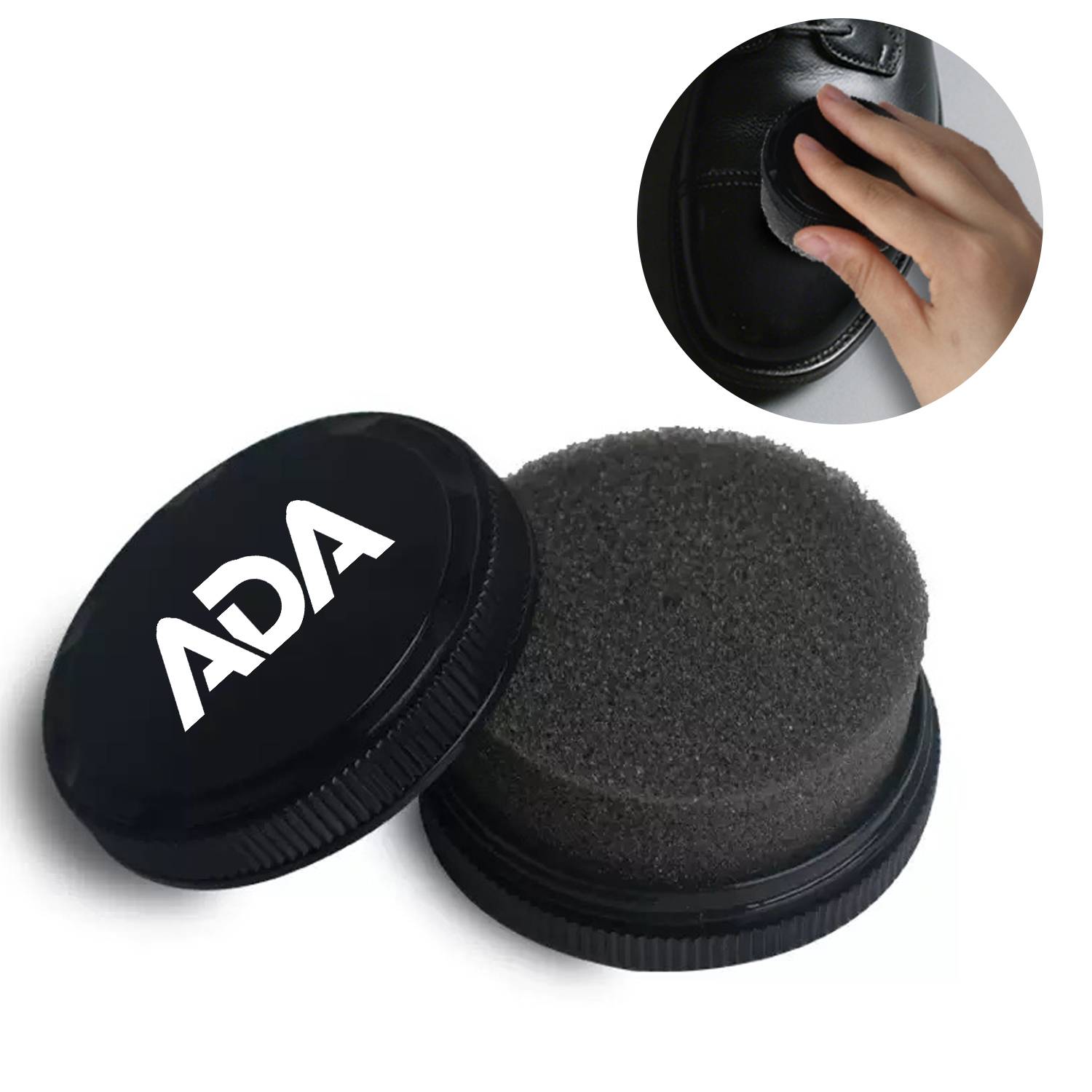 Mini Round Shoe Shine Applicator Sponge 2