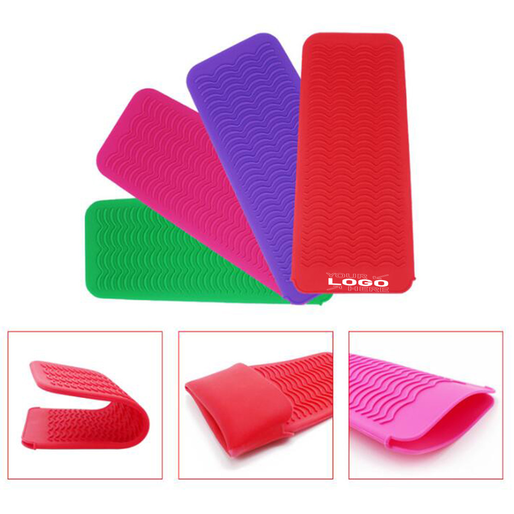 Heat Proof Silicone Mat Pouch For Hair Tools