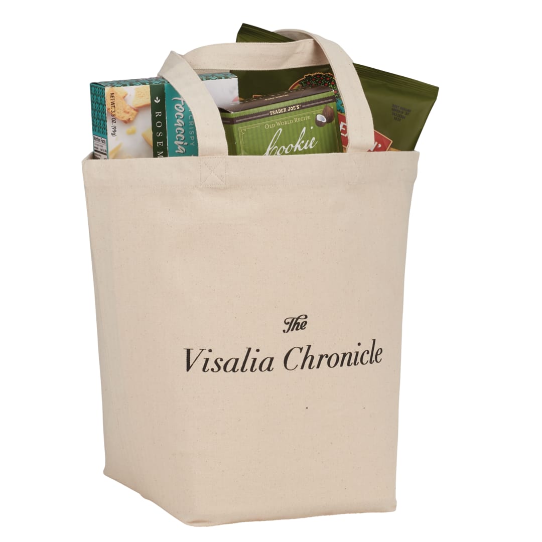 Herringbone 7oz Cotton Canvas Grocery Tote 36